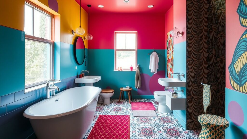 21 Bold and Colorful Luxury Bathroom Inspirations