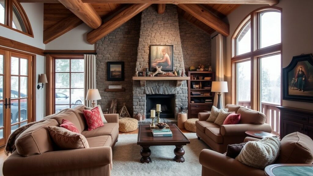 21 Chalet Retreat Luxury Living Room Ideas