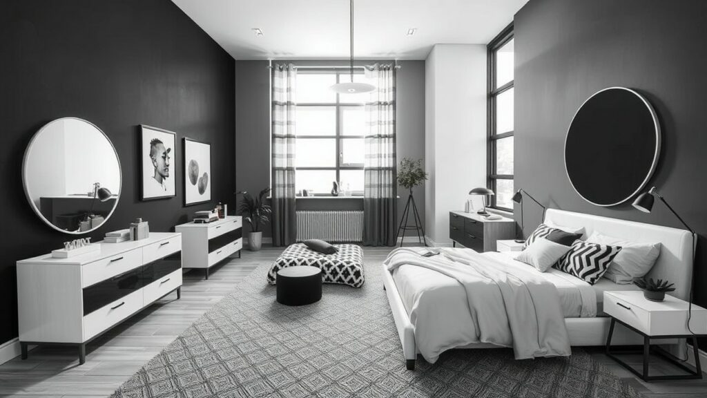 21 Contemporary Monochrome Luxury Bedroom Concepts