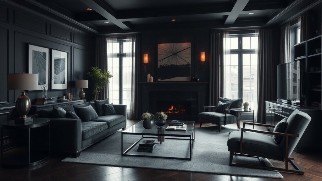 21 Dark and Moody Luxury Living Room Ideas