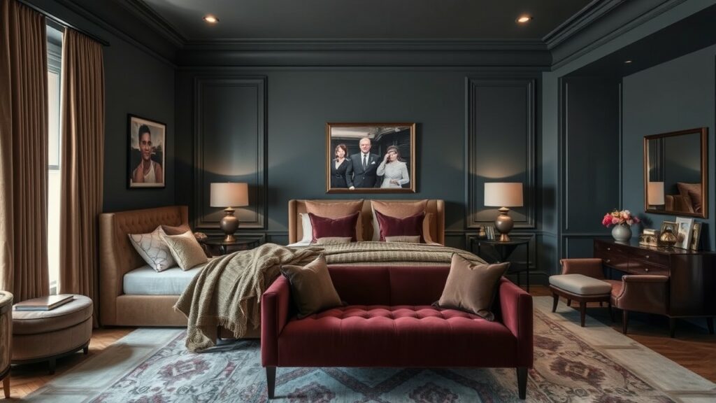 21 Muted Jewel Tones Luxury Bedroom Ideas