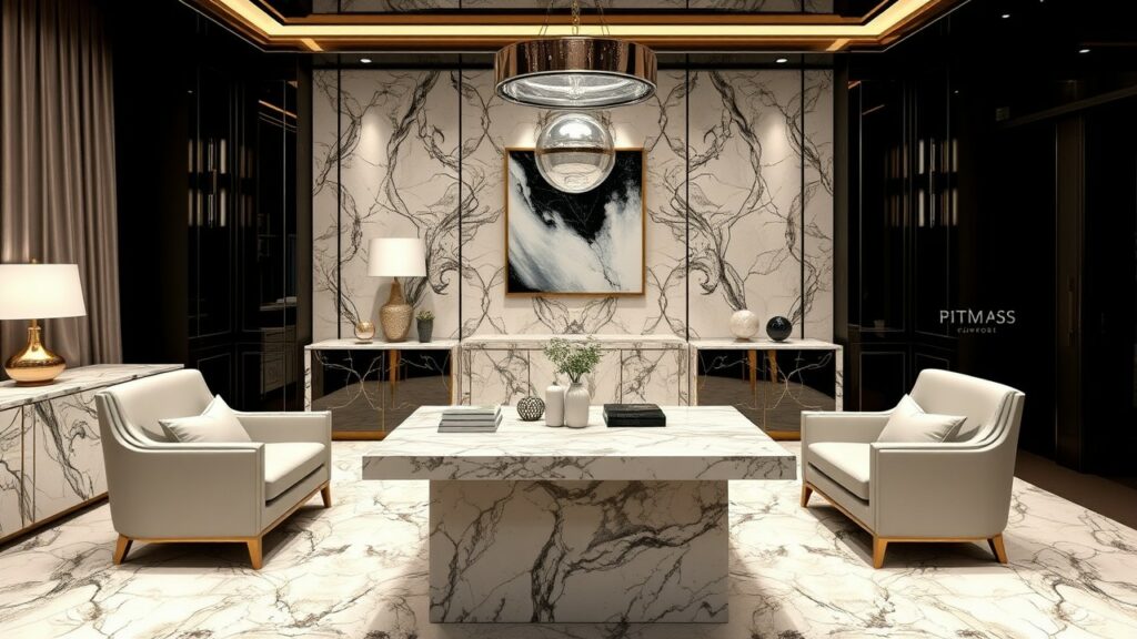 21 Onyx Marble Luxury Home Office Designs