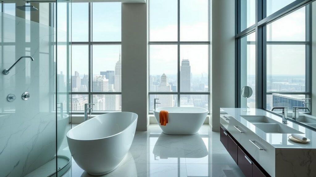 21 Urban Penthouse Luxury Bathroom Design Trends