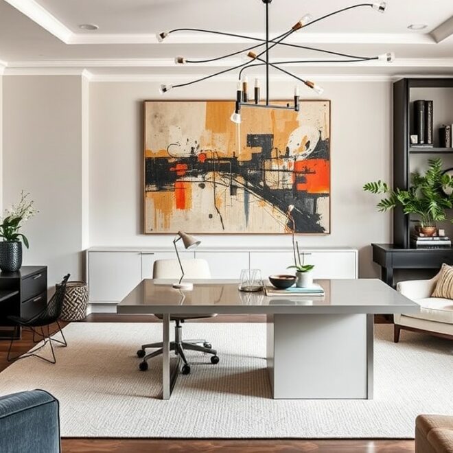 22 Art-Inspired Luxury Home Office Designs for Inspiring Creativity (#15 Will Motivate You!)