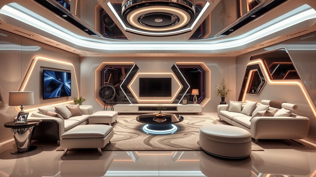 22 Futuristic Living Room Inspirations