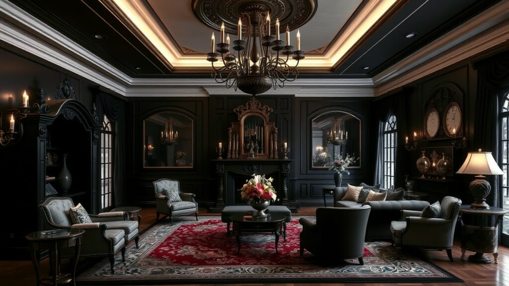 22 Gothic Elegance Luxury Living Room Inspirations