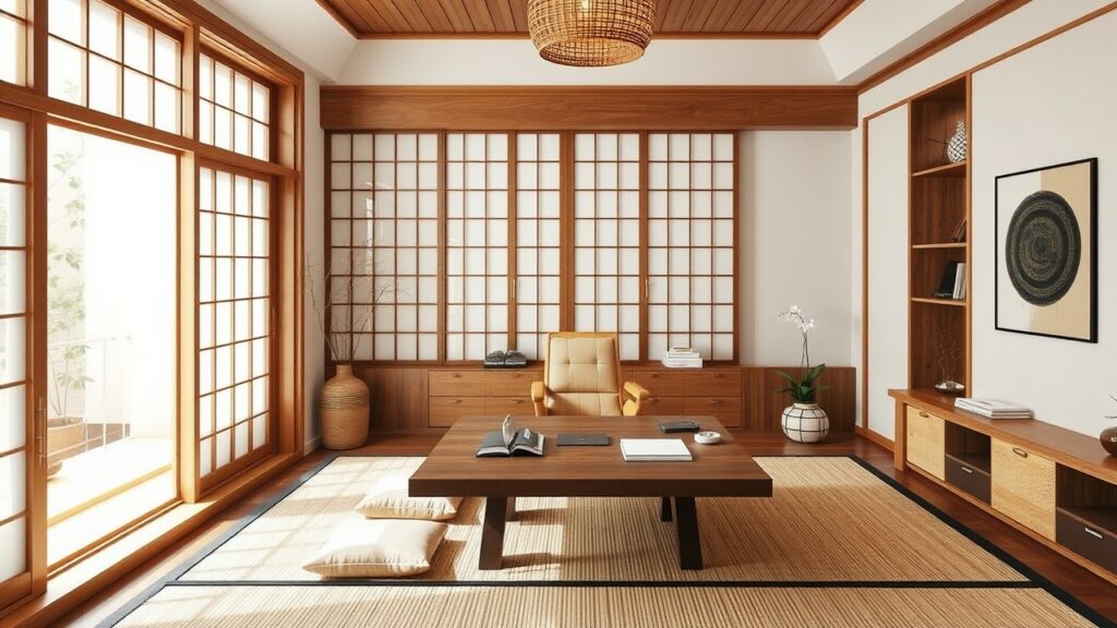 22 Japanese Ofuro-Inspired Luxury Home Office Designs