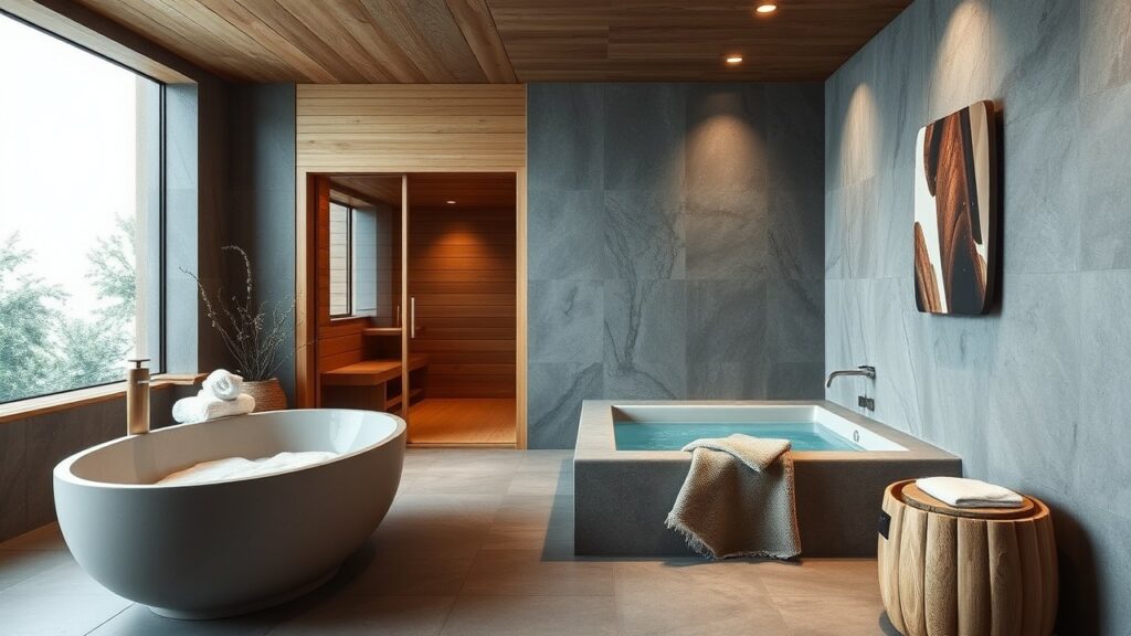 22 Spa and Sauna Luxury Bathroom Inspirations