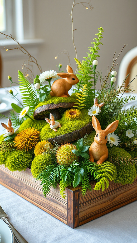 4. Whimsical Woodland Arrangement