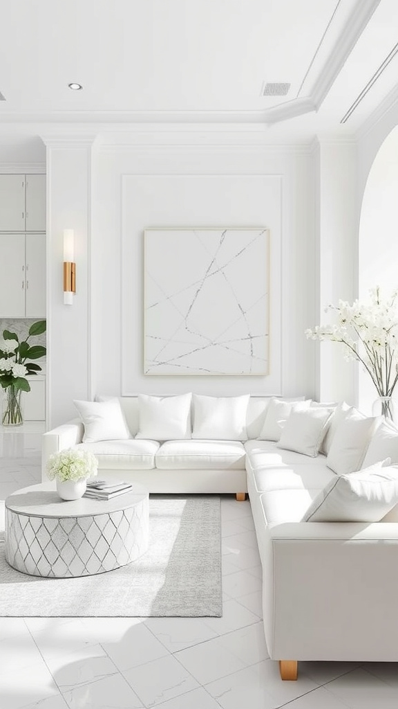 13. Luxe White Lounge Ideas