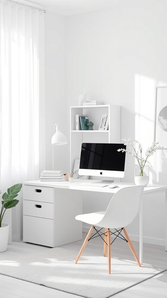 19. Fresh White Workspace Trends