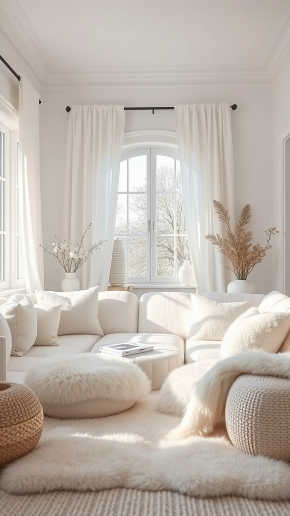 6. Cozy and White Interiors