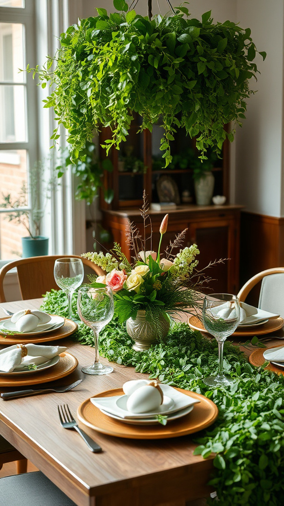 10. Fresh Greenery Easter Table Trends