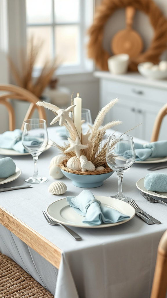 14. Coastal Easter: Seaside Table Vibes