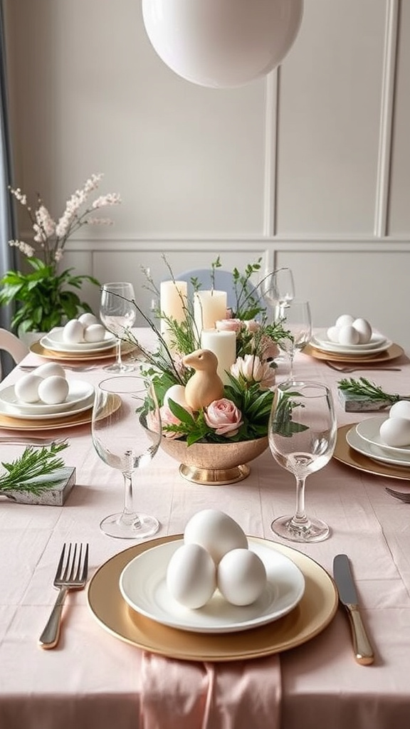 15. Chic and Contemporary Easter Tables