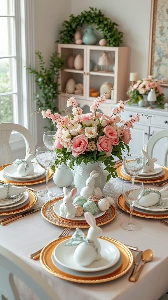 2. Pastel Perfection Easter Tablescapes