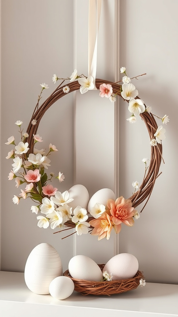 3. Subtle Spring Wreath Wonders