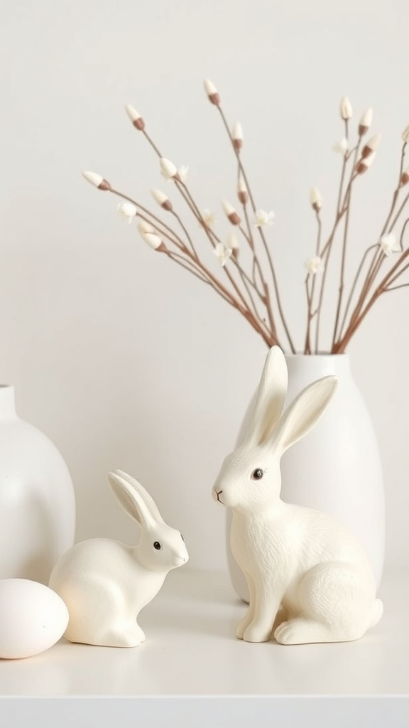 4. Minimalist Bunny Accents