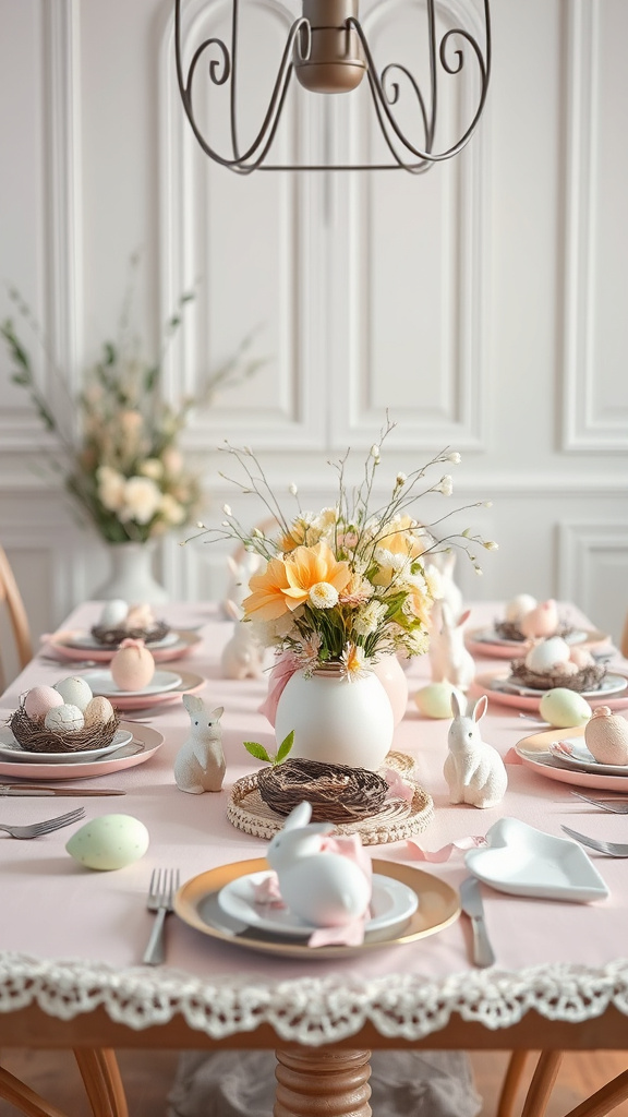 1. Pastel Perfection: Easter Table