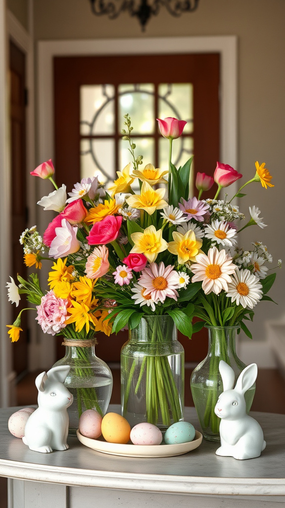 11. Floral-Filled Easter Welcome