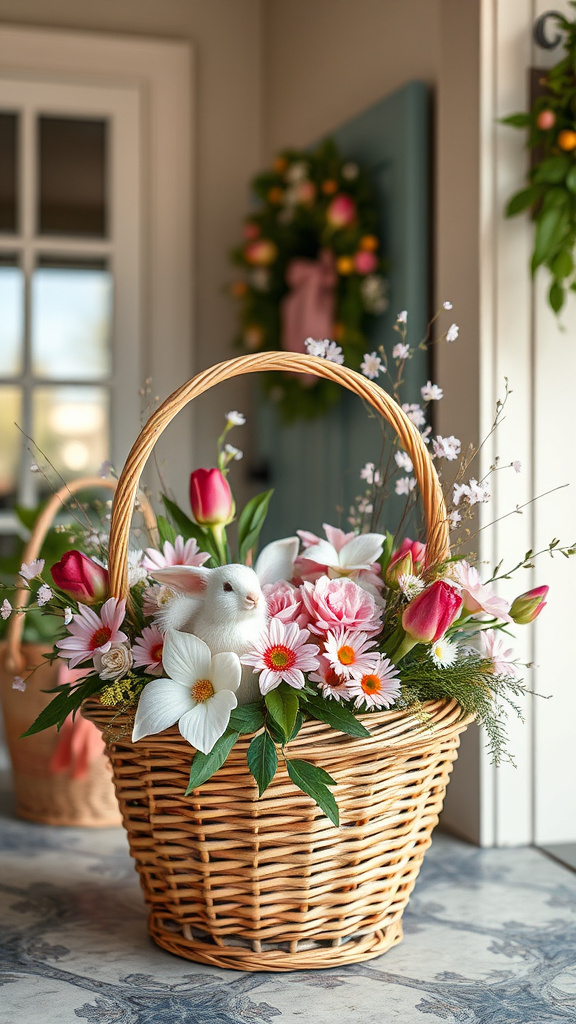 13. Charming Easter Basket Arrangements