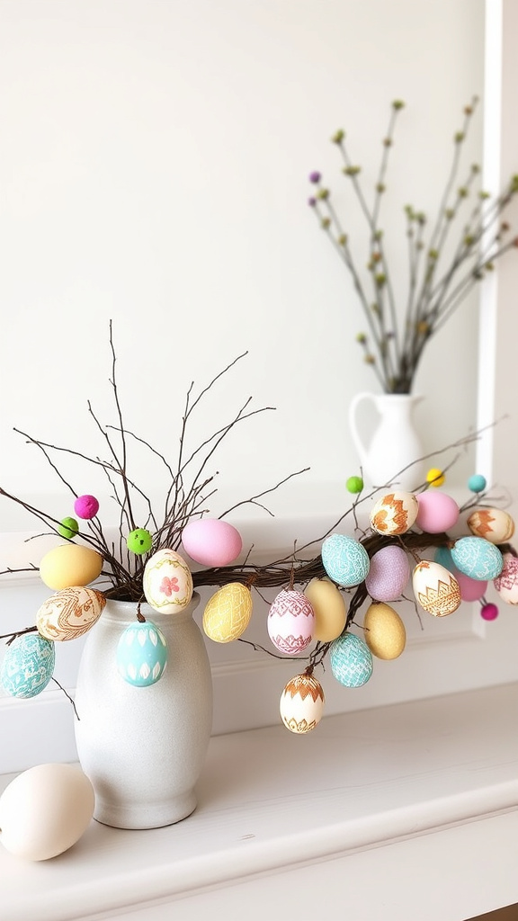 14. Delicate Egg Garland Designs