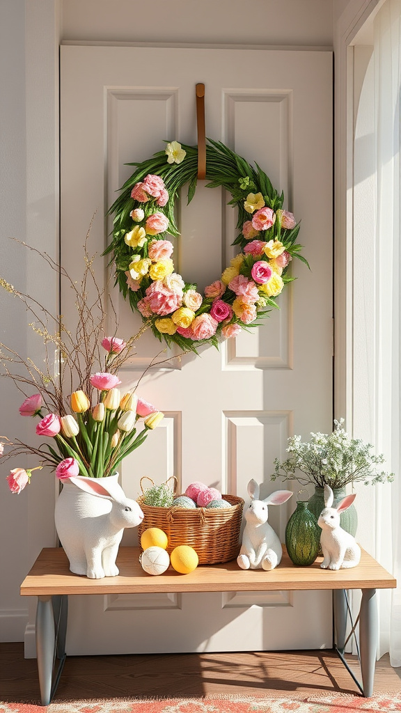 18. Springtime Entryway Accents