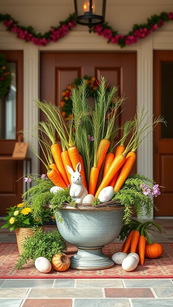 4. Carrot Centerpieces and More