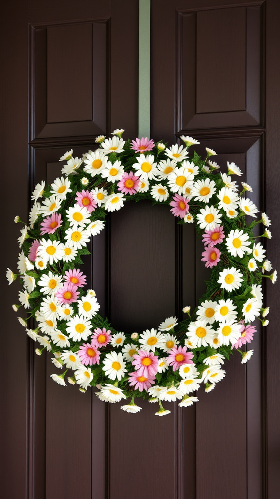 17. Dainty Daisy Easter Wreaths