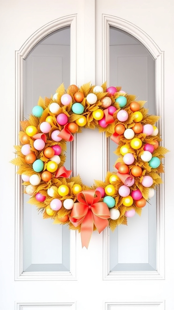 19. Playful Polka Dot Wreaths