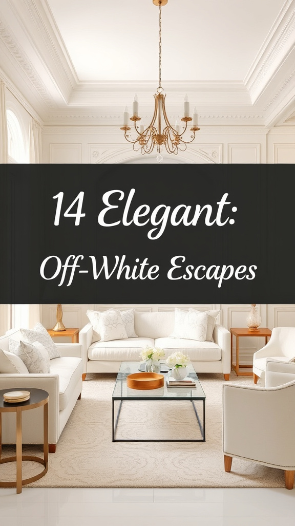 14. Elegant Off-White Escapes