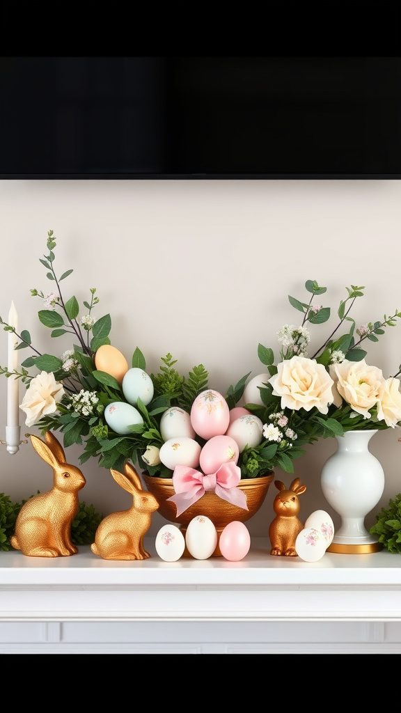 3. Elegant Eggstravaganza Display