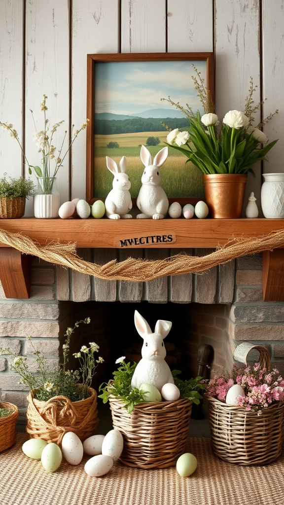 19. Charming Country Easter Scene