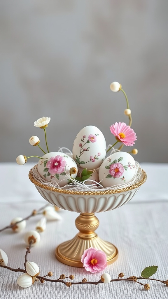 1. Elegant Egg Display Arrangements