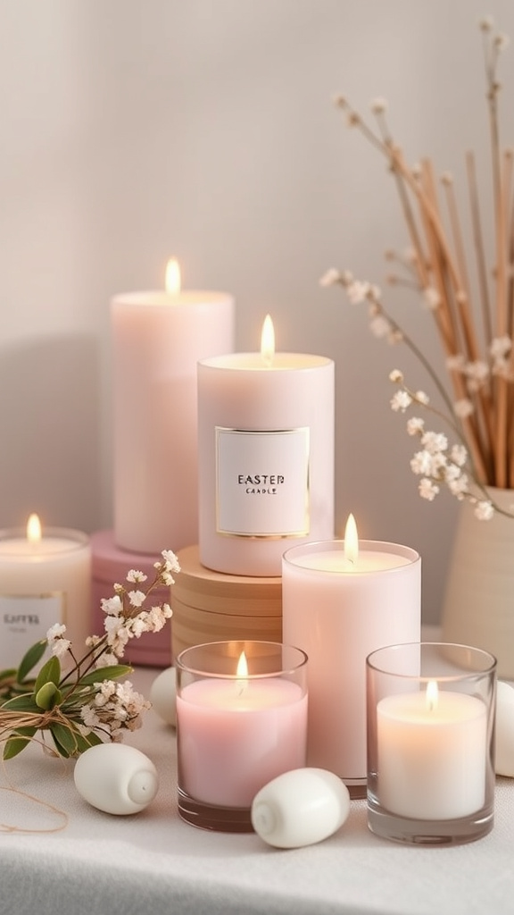 14. Soft-Tone Candle Collections