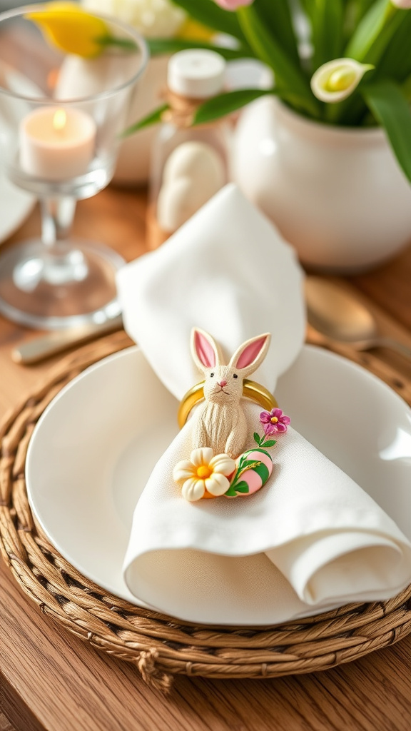 18. Easter-Themed Napkin Rings