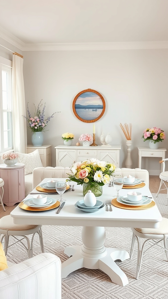 4. Pastel-Palooza: Subtle Easter Elements