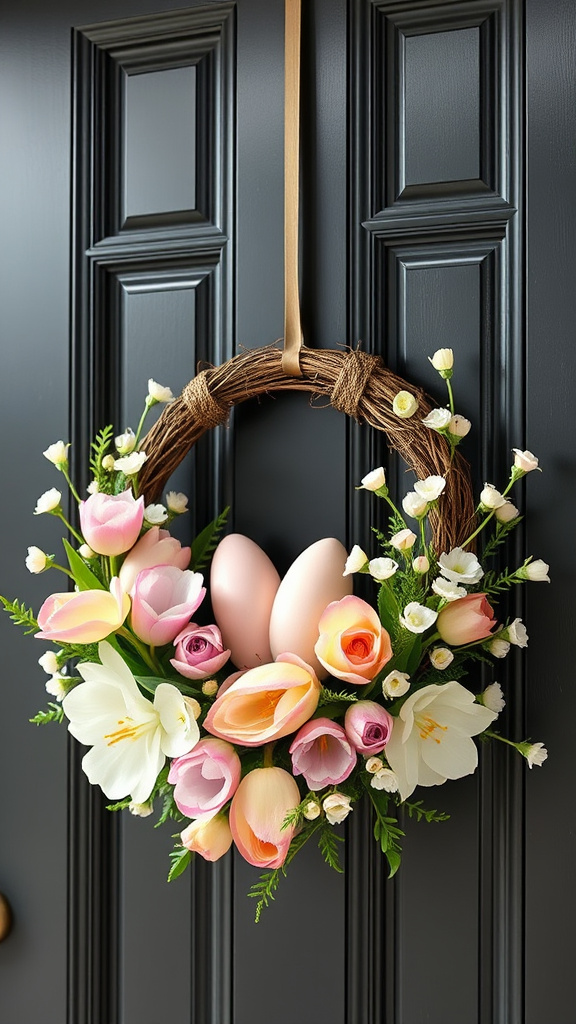 8. Sophisticated Spring Wreath Creations