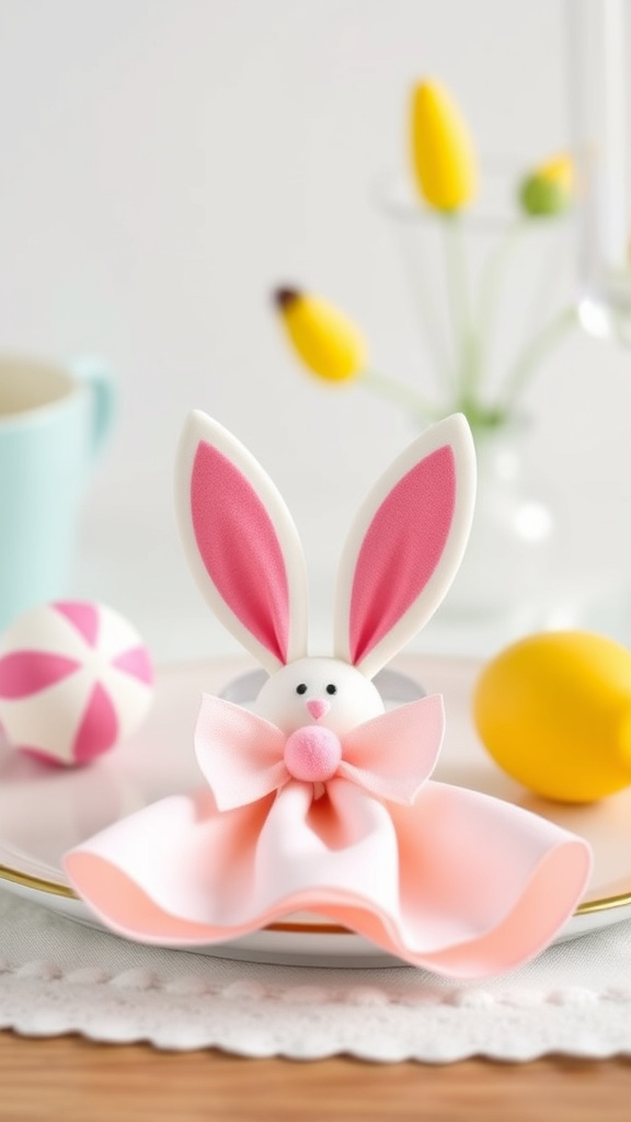 15. Bunny Ear Napkin Rings