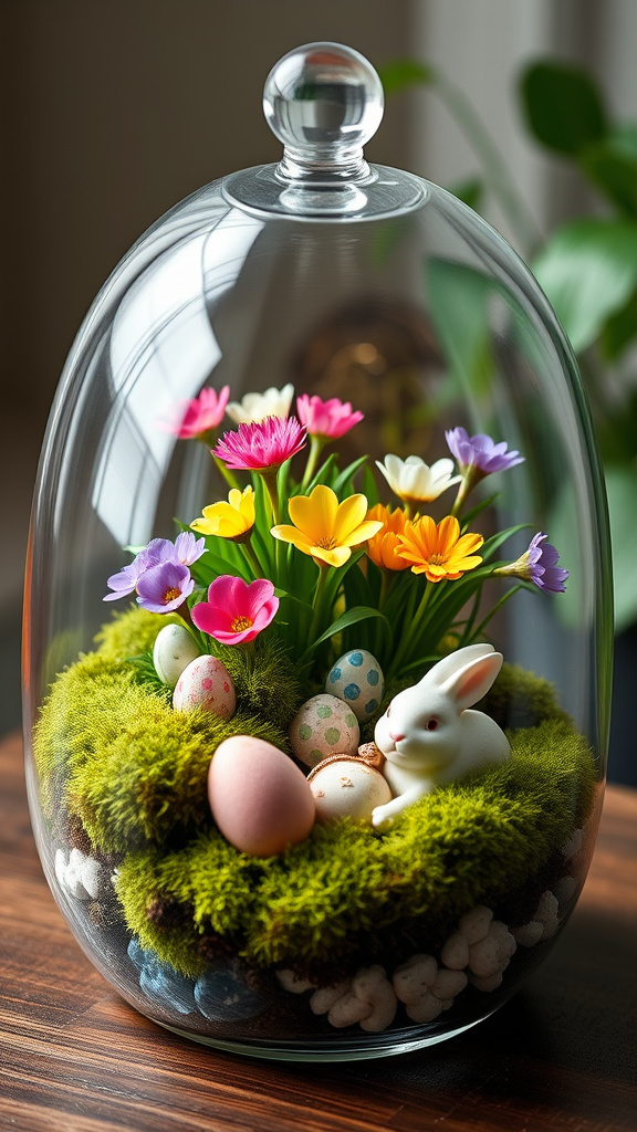 18. Enchanting Easter Terrariums