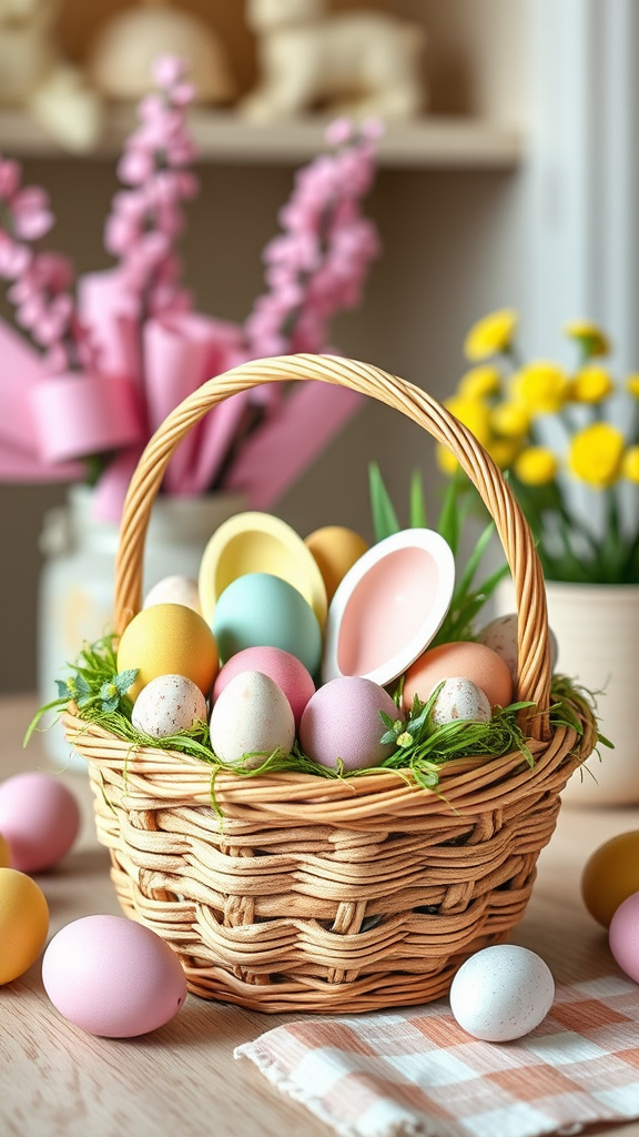 21. Creative Easter Basket Displays