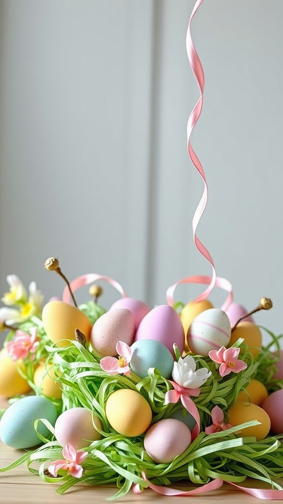 4. Easter Egg Garland Extravaganza