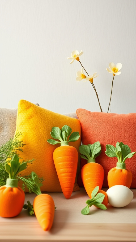 9. Carrot-inspired Accent Pieces