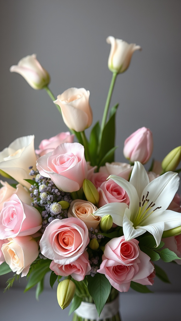 1. Pastel Perfection Bouquets