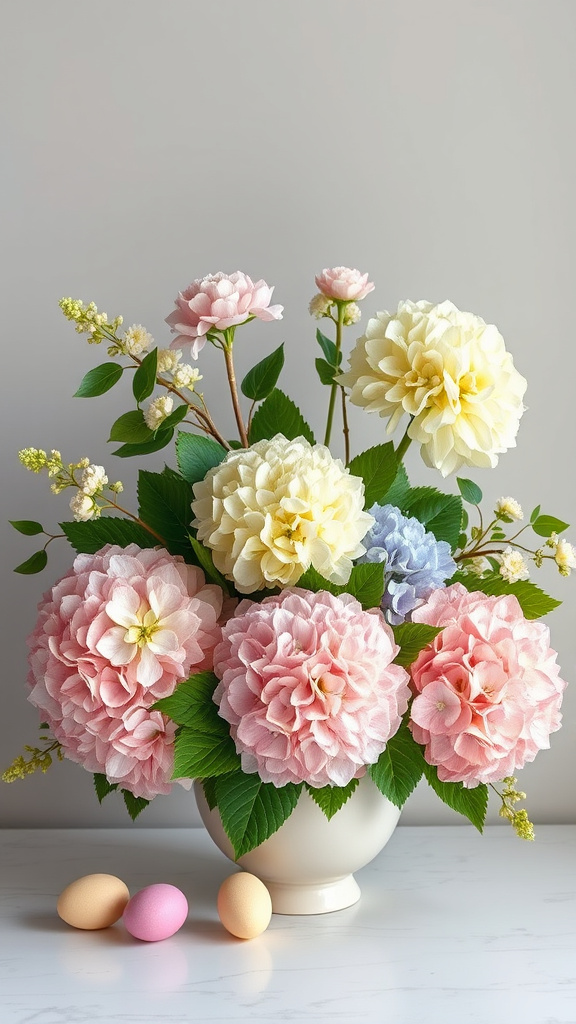 16. Hydrangea Harmony Arrangements