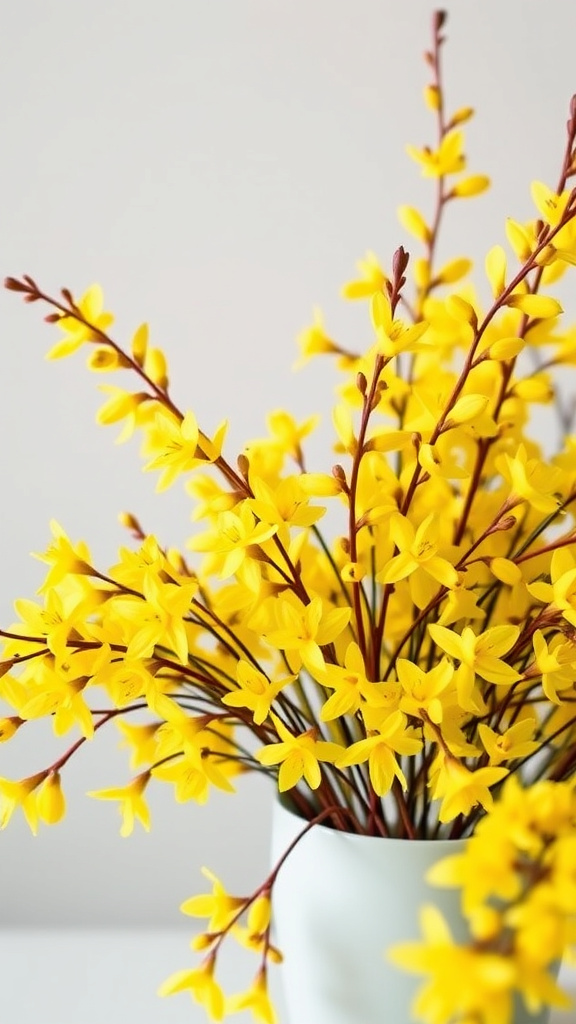 19. Festive Forsythia Fun