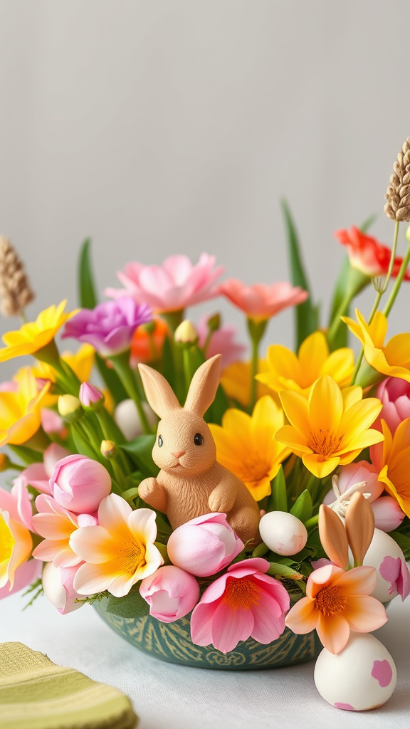 2. Blooming Bunny Centerpieces