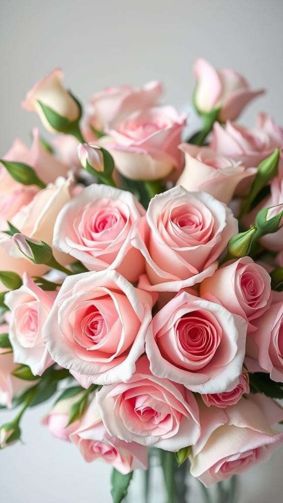 20. Pastel Rose Compositions