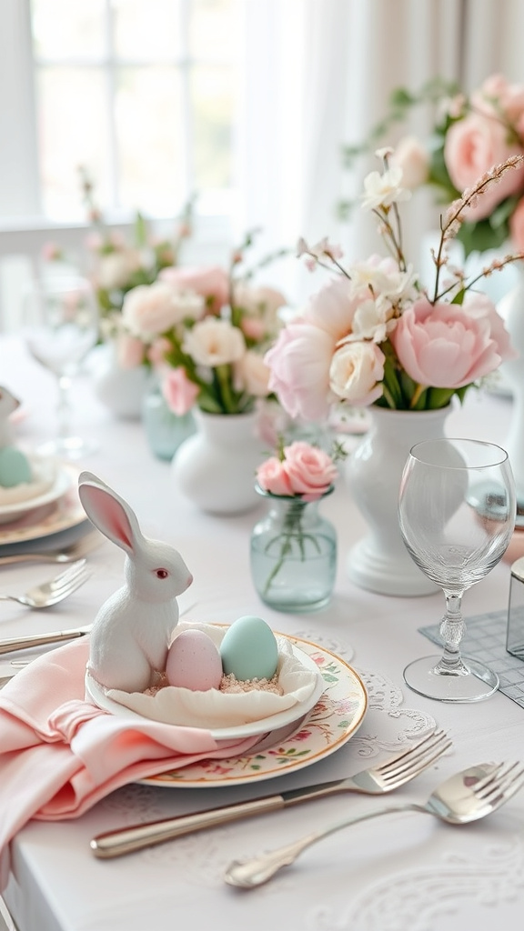 3. Pastel Perfection Easter Setting