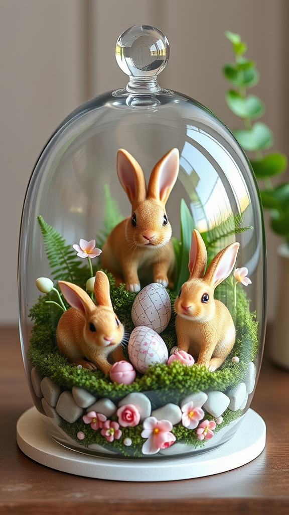 13. Chic Bunny Terrarium Scenes